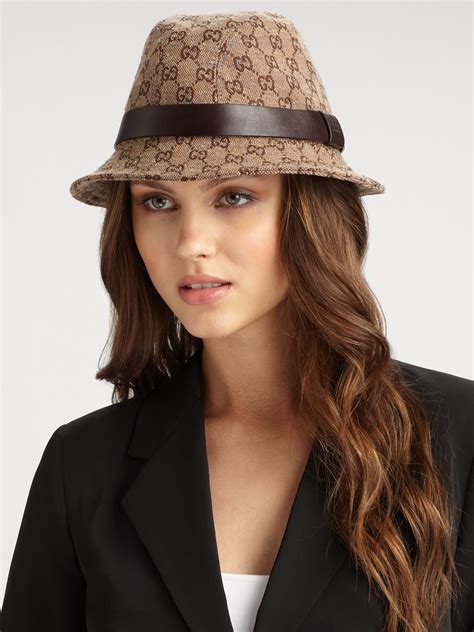 gucci fedora hats women's